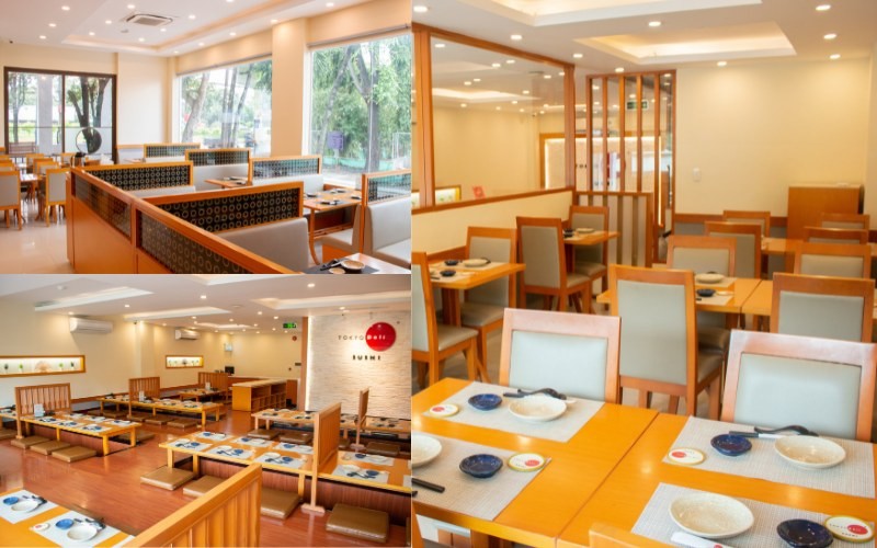 Tokyo Deli với không gian sang trọng, món ăn Nhật Bản tinh tế