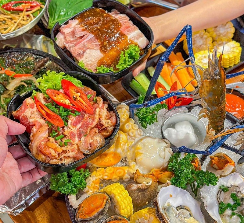 Khám Phá Top 15 Quán Nướng Ngon Ở Sài Gòn Khiến Thực Khách Mê Mẩn 10 Các món nướng tại Panda BBQ được tẩm ướp gia vị kỹ càng