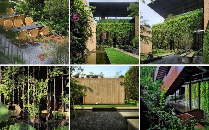 Khám phá 32 Quán Cafe Đẹp Ở Sài Gòn Đáng Check-in Nhất 14 Khu vực ngoài trời của quán cà phê The Vibes