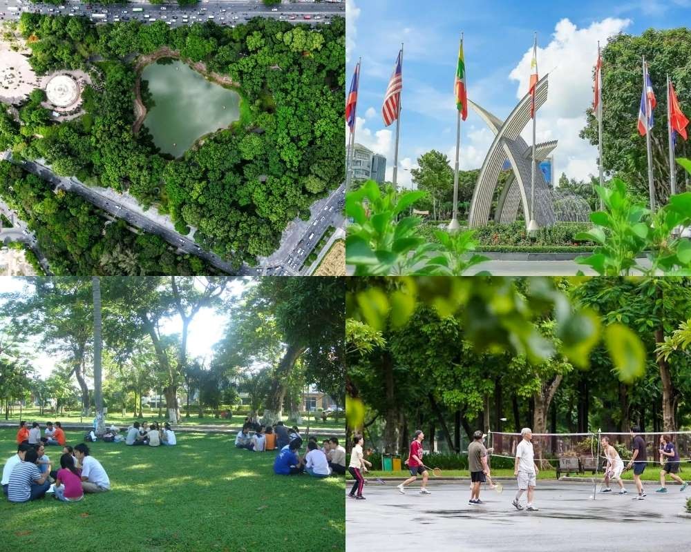 Khám Phá Các Công Viên Sài Gòn: Lá Phổi Xanh Giữa Lòng Thành Phố Năng Động 16 Công viên Hoàng Văn Thụ là điểm đến quen thuộc của người dân Sài Gòn