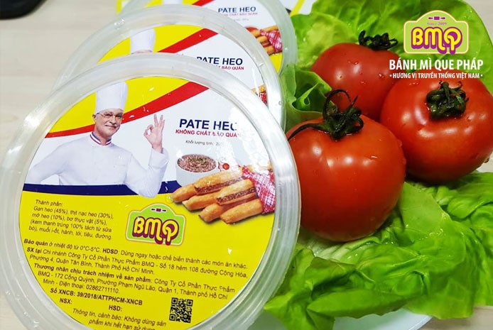 Mua Pate ở đâu ngon TP Hồ Chí Minh? Khám phá 3 địa chỉ không thể bỏ qua 7 Pate gan heo của BMQ được bày bán tại siêu thị