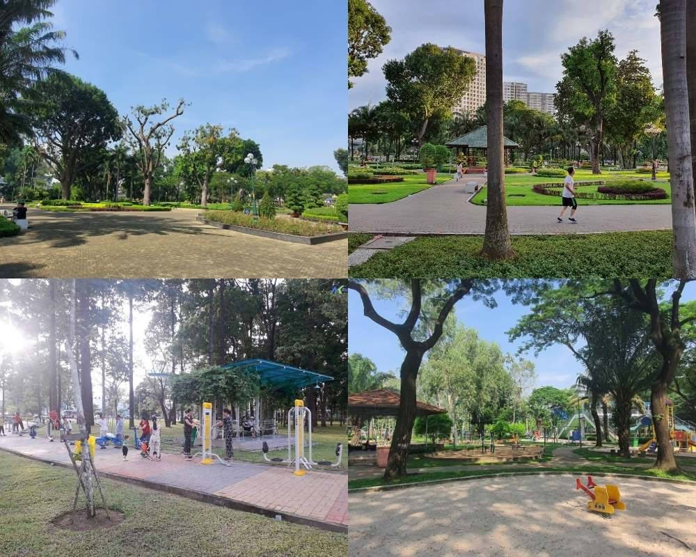 Khám Phá Các Công Viên Sài Gòn: Lá Phổi Xanh Giữa Lòng Thành Phố Năng Động 19 Cảnh quan công viên mang đến không khí trong lành, mát mẻ cho người dân