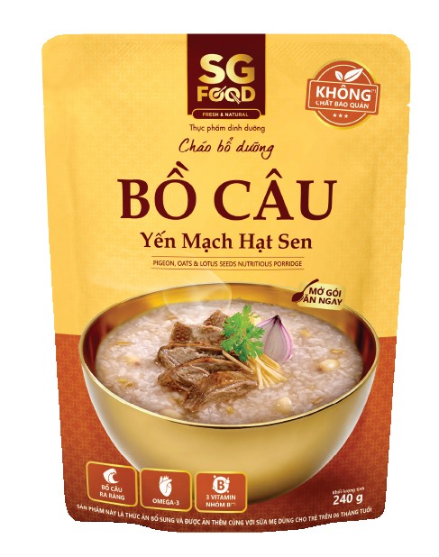 Cháo bổ dưỡng thơm ngon, sánh mịn, sẵn sàng cho bữa ăn