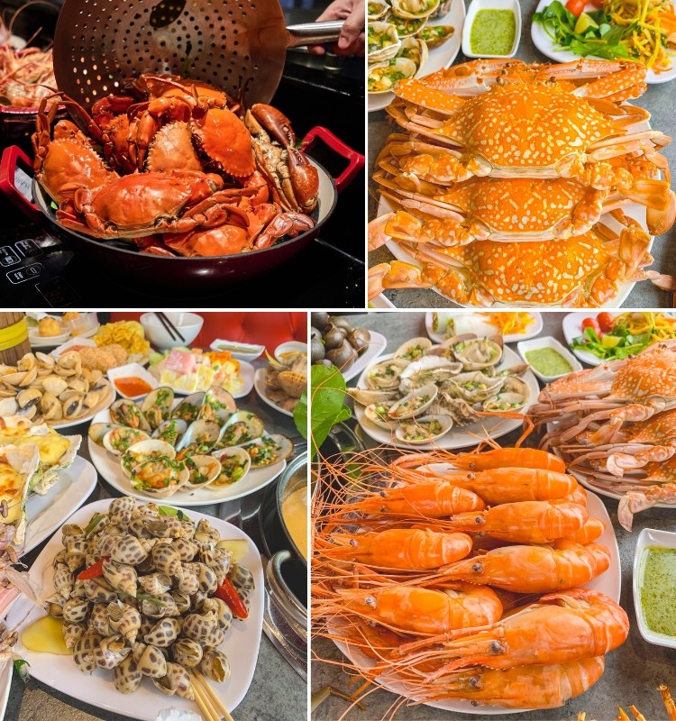 Khám Phá Top 20+ Nhà Hàng Buffet Hải Sản TP.HCM: Từ Trải Nghiệm Đẳng Cấp Đến Bữa Tiệc Ngon Rẻ 24 Thực đơn buffet Cửu Vân Long phong phú với hải sản tươi sống 3 miền
