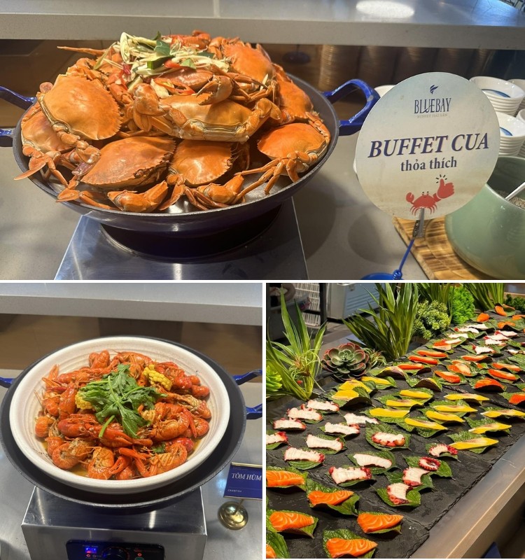 Khám Phá Top 20+ Nhà Hàng Buffet Hải Sản TP.HCM: Từ Trải Nghiệm Đẳng Cấp Đến Bữa Tiệc Ngon Rẻ 34 Nhà hàng Blue Bay phục vụ hơn 180 món ăn phong phú