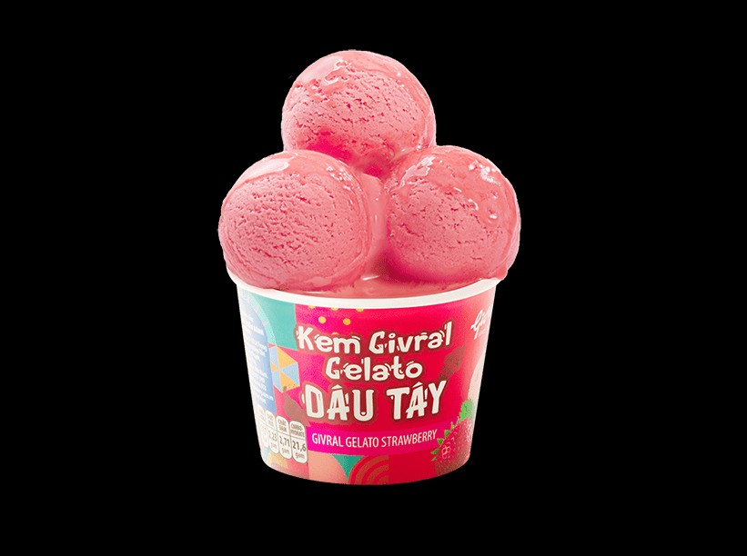 Khám Phá Hương Vị Đặc Trưng Của Bánh Givral: Chinh Phục Mọi Tín Đồ Ẩm Thực 6 Ly kem Givral Gelato với lớp kem mềm mịn và tươi mát