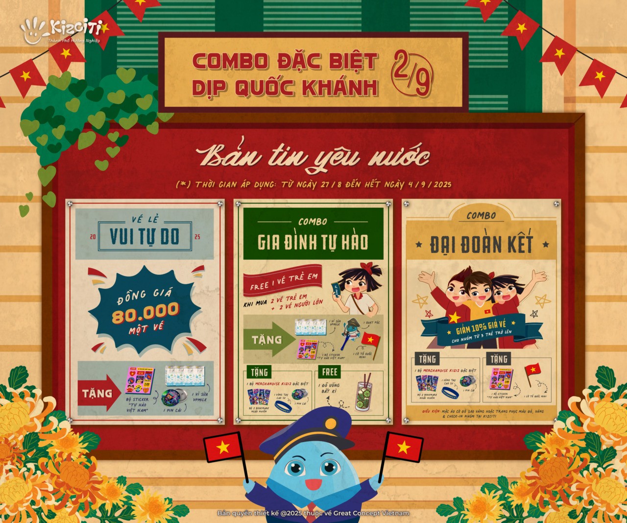 KizCiti: Nơi Giáo-Trí Định Hình Tương Lai Cho Trẻ Em Việt 5 Poster chương trình ưu đãi giá vé đặc biệt tại KizCiti