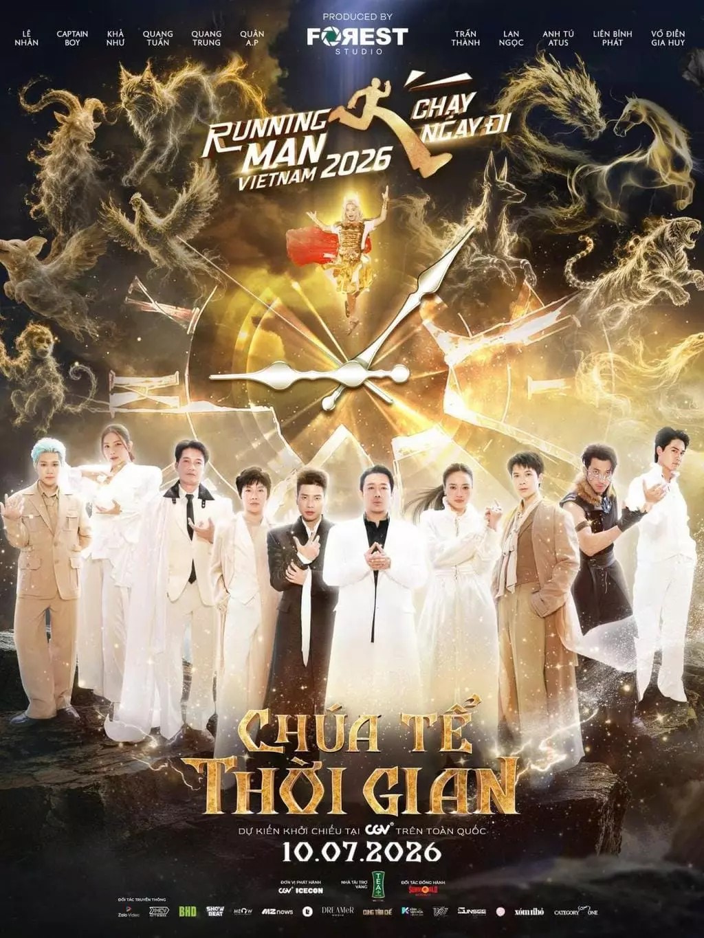 Lịch Chiếu và Giá Vé Lotte Cinema Phú Thọ Mới Nhất 2026 9 Dàn diễn viên Running Man Việt Nam 2026 trong trang phục đặc trưng