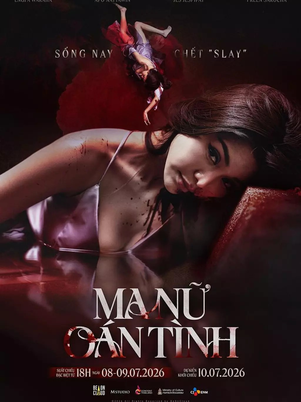 Lịch Chiếu và Giá Vé Lotte Cinema Phú Thọ Mới Nhất 2026 10 Poster phim kinh dị Ma Nữ Oán Tình với hình ảnh bí ẩn
