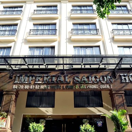 Toàn cảnh mặt tiền Khách sạn Imperial Saigon với kiến trúc hiện đại