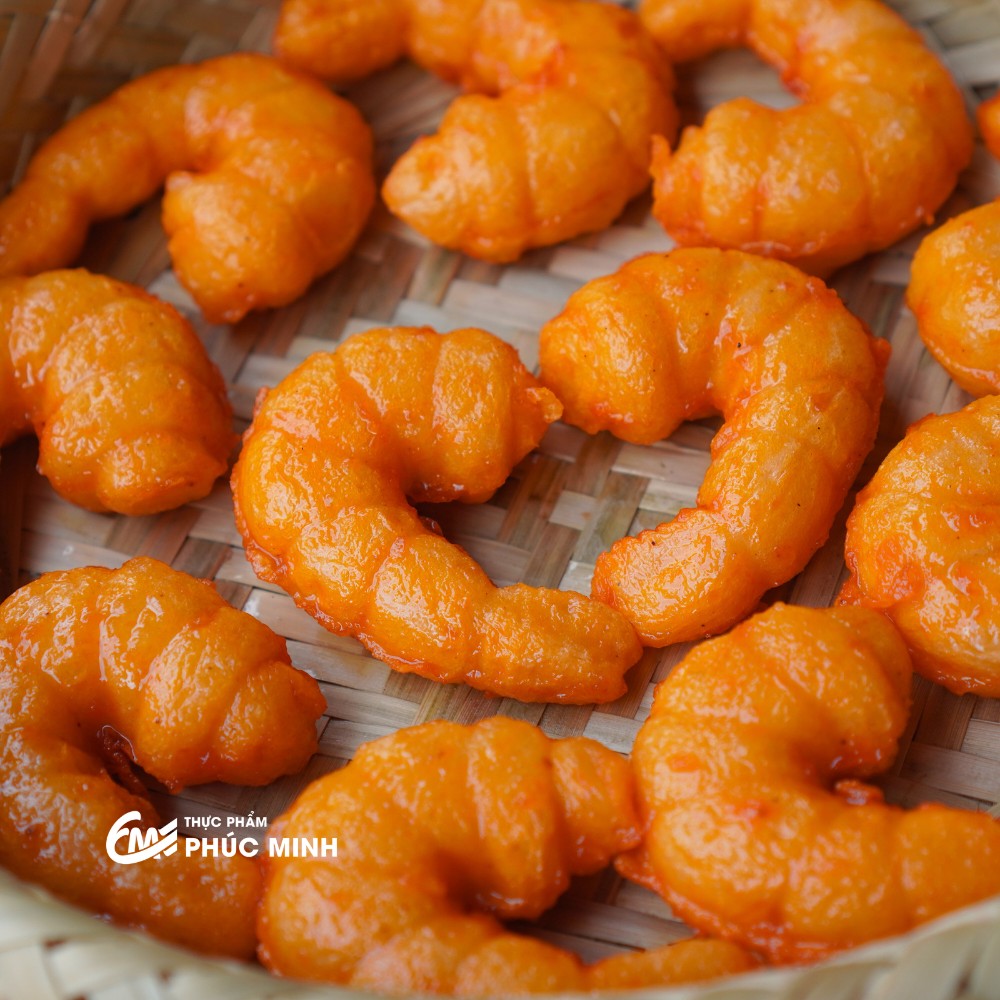 Bí Quyết Chọn Topping Mì Trộn Đắt Khách: 26 Gợi Ý Hấp Dẫn Cho Chủ Quán 9 Tôm surimi có hình dáng bắt mắt, thường dùng để trang trí món ăn